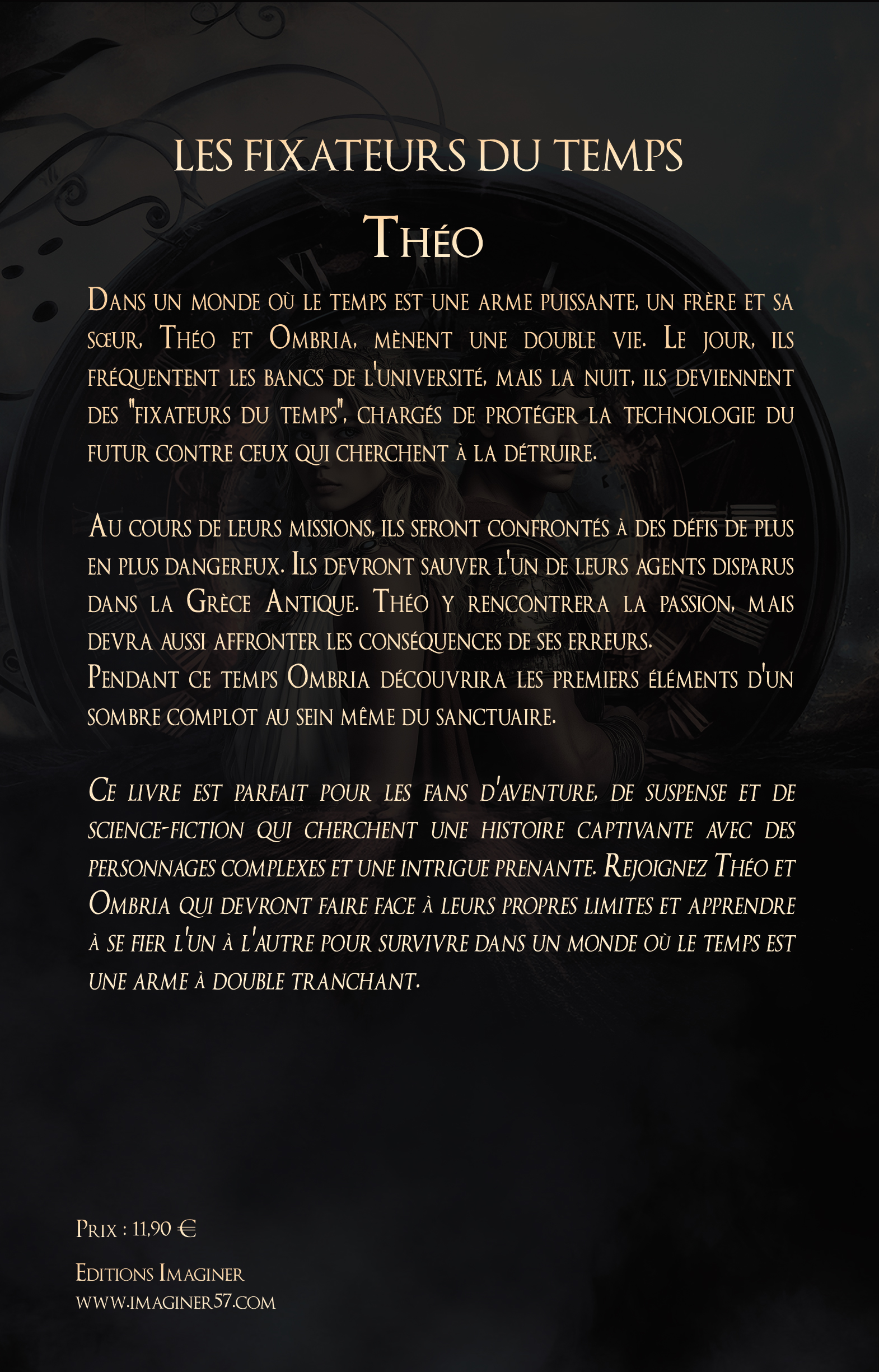 Les Fixateurs du Temps Tome 2 : Théo (Pocket, dédicacé) – Image 2
