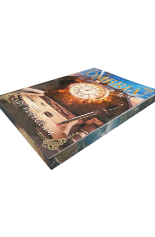 Les Fixateurs du Temps Tome 3 : Ombria (Broché, Jaspé, dédicacé)