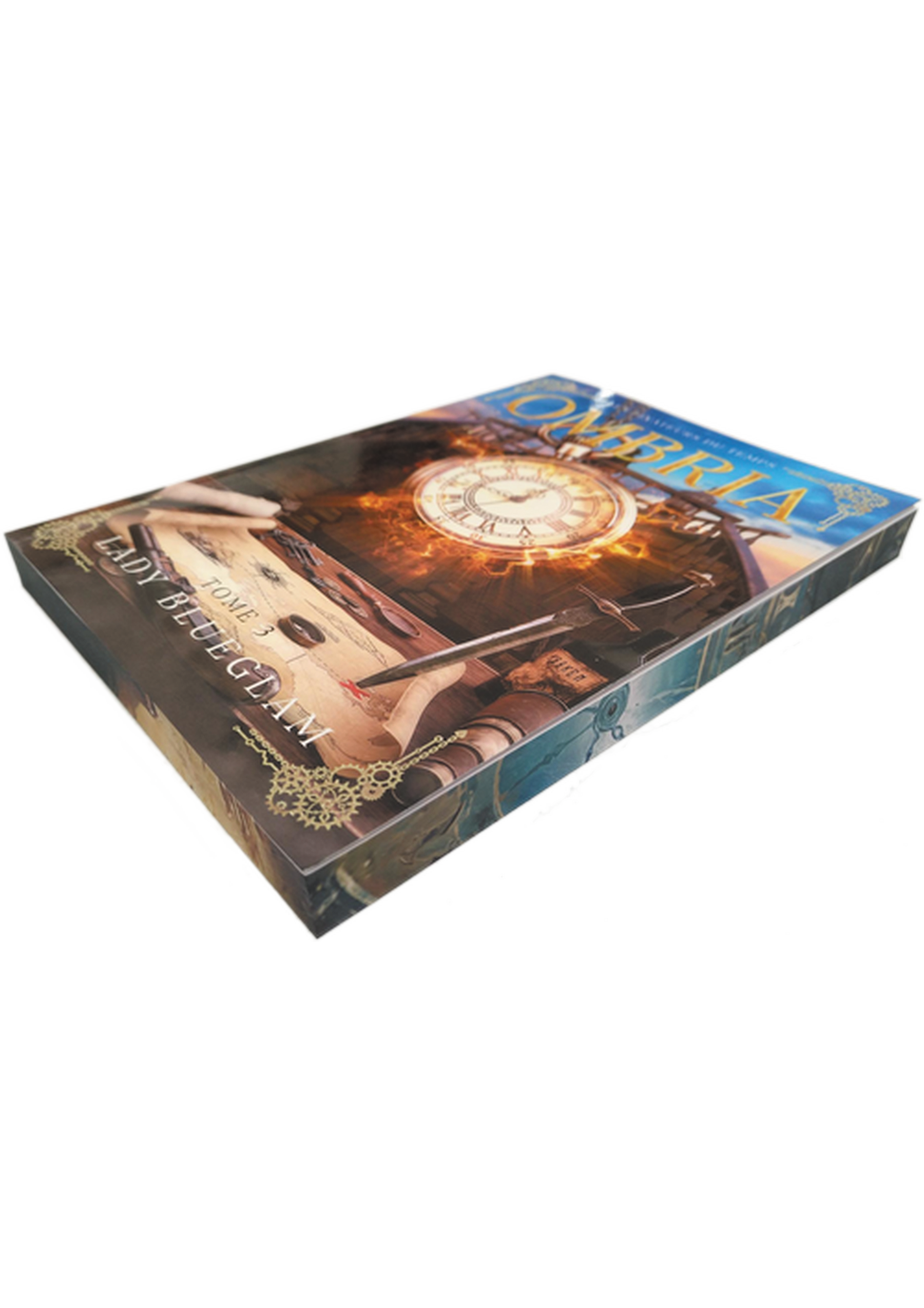 Les Fixateurs du Temps Tome 3 : Ombria (Broché, Jaspé, dédicacé)